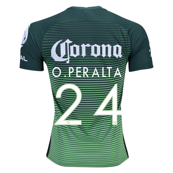 2017-18 Club America Oribe Peralta 24 Third Soccer Jersey